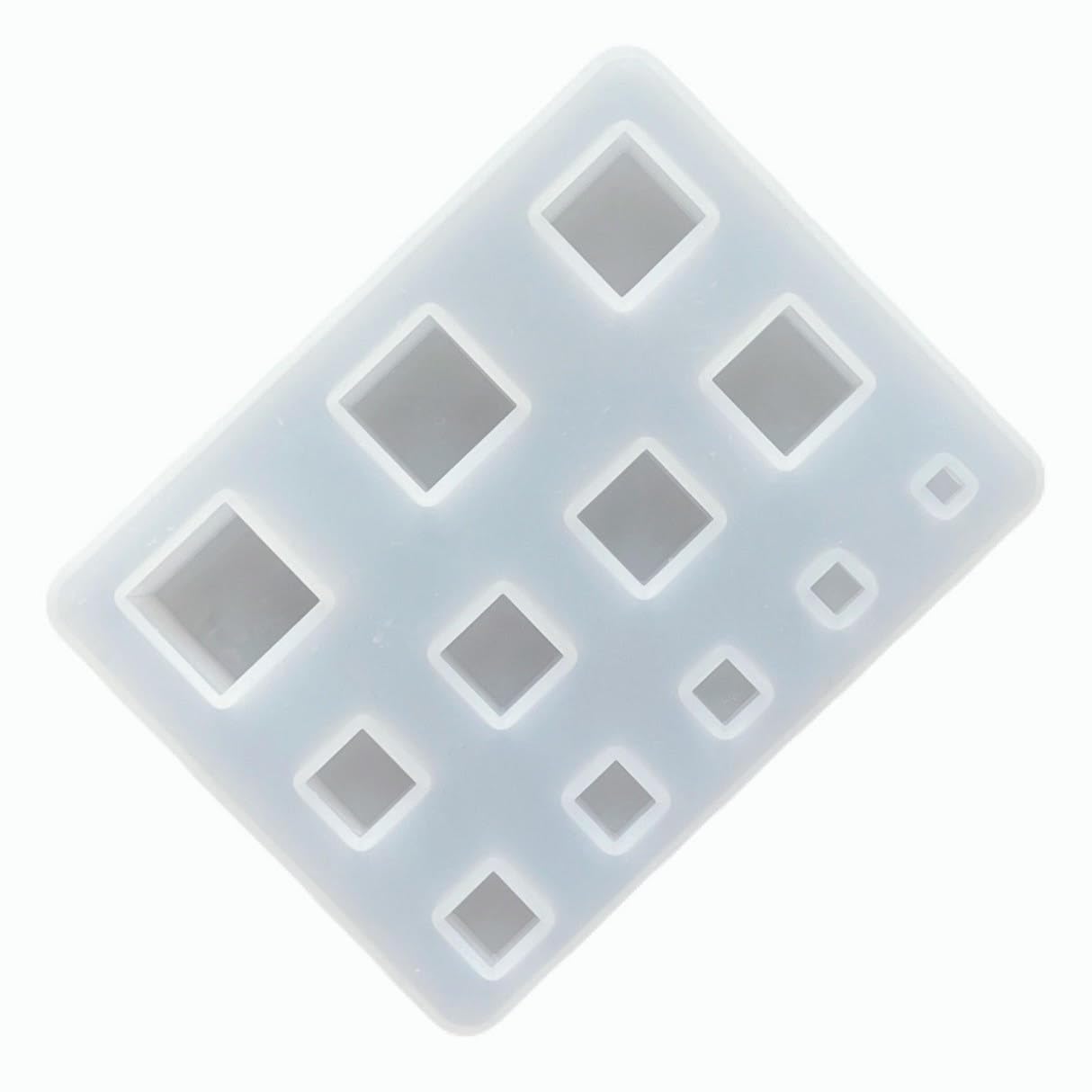 Amazon.co.jp: シリコンモールド キューブ 12サイズ 立方体 四角 CUBE